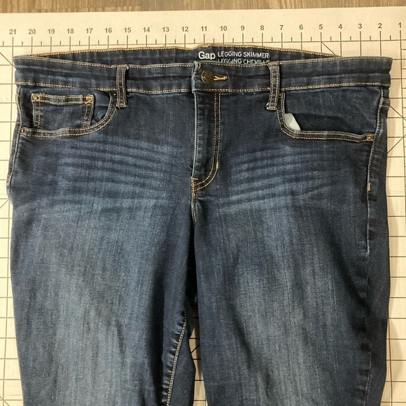 GAP 1969 Women’s Size 18 Legging Skimmer Blue Jeans - Picture 4 of 7